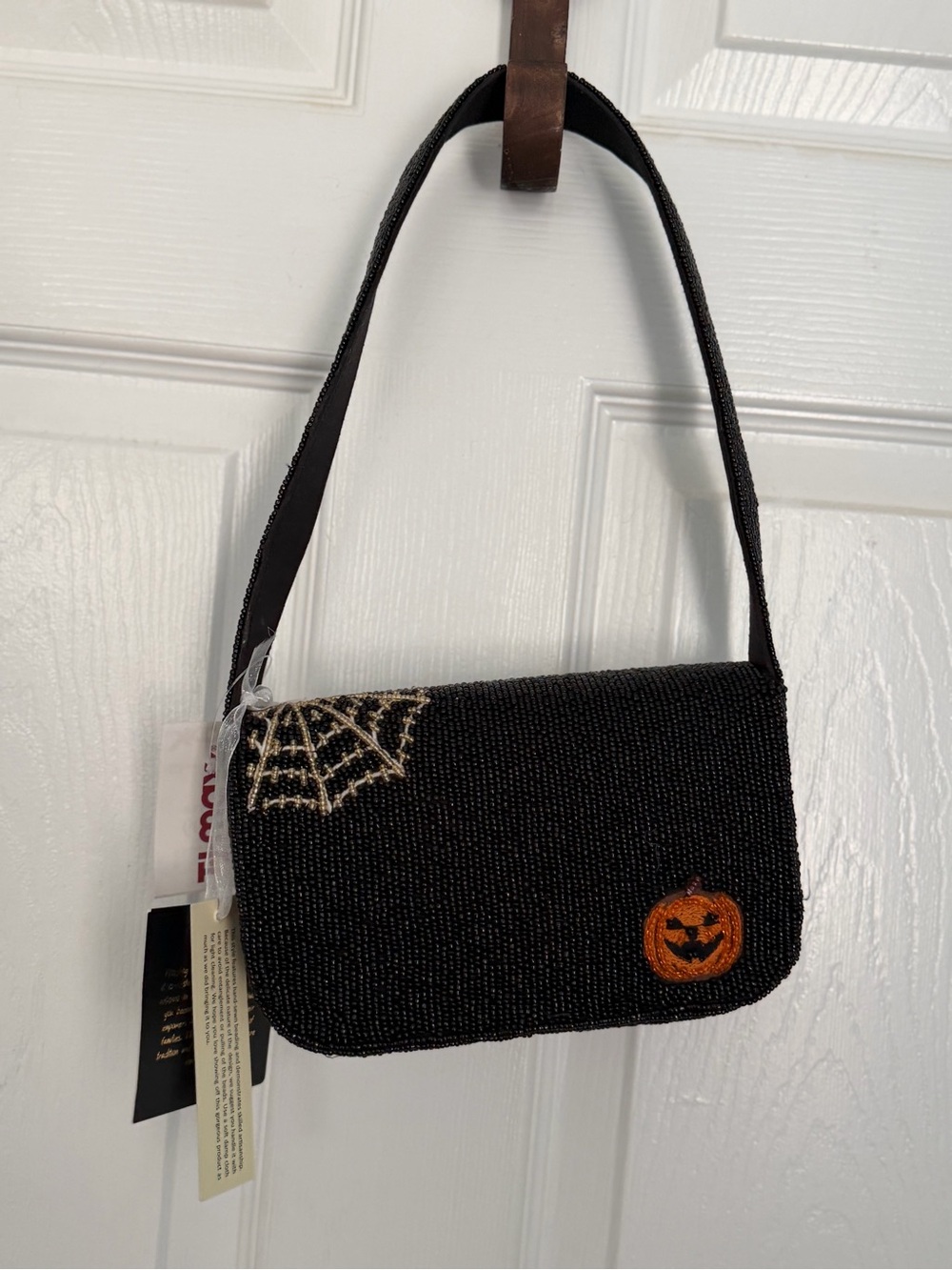TJX Beaded Halloween Dog Clutch Anthropologie TJMaxx Marshalls - Picture 4 of 6